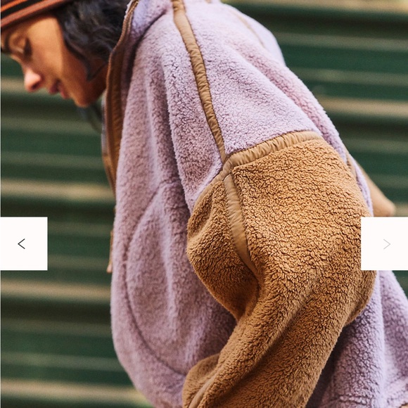 Free People Mountain High Logo Half Zip Fleece Size medium - Picture 4 of 4